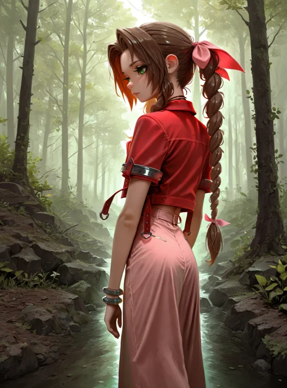 Masterpiece, Best Quality,safe,fizrotart, 1girl,solo,aerith...