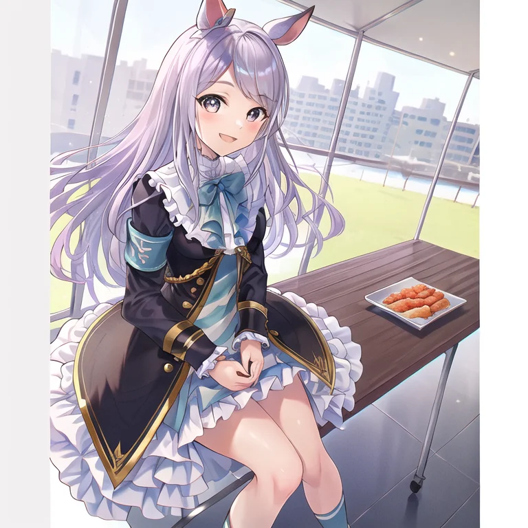 Masterpiece, Best Quality, Highly Detailed,1girl,ears,sittin...