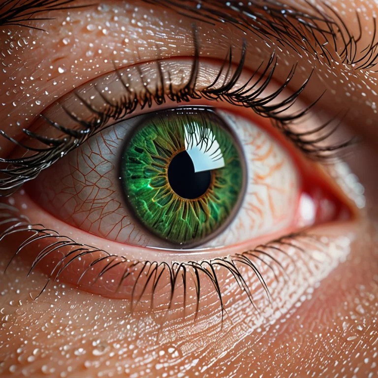 Ultra-detailed Macro Side-angle Shot Of A Human Eye, Extreme...