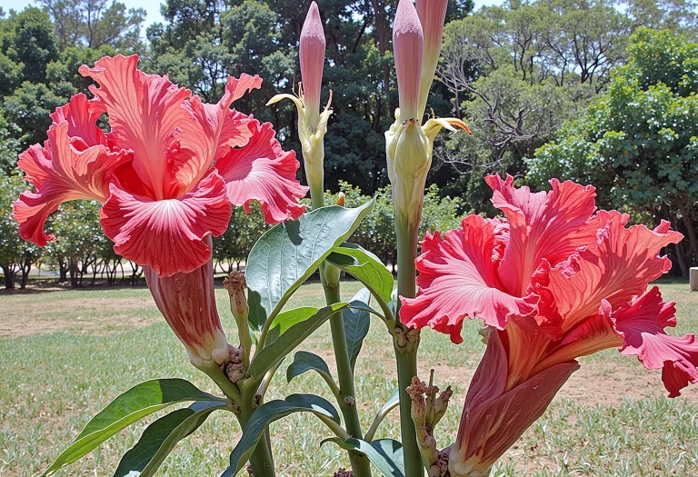 A Gorgeous Fantasy Exotic Tropical Flower Is A Sight To Beho...