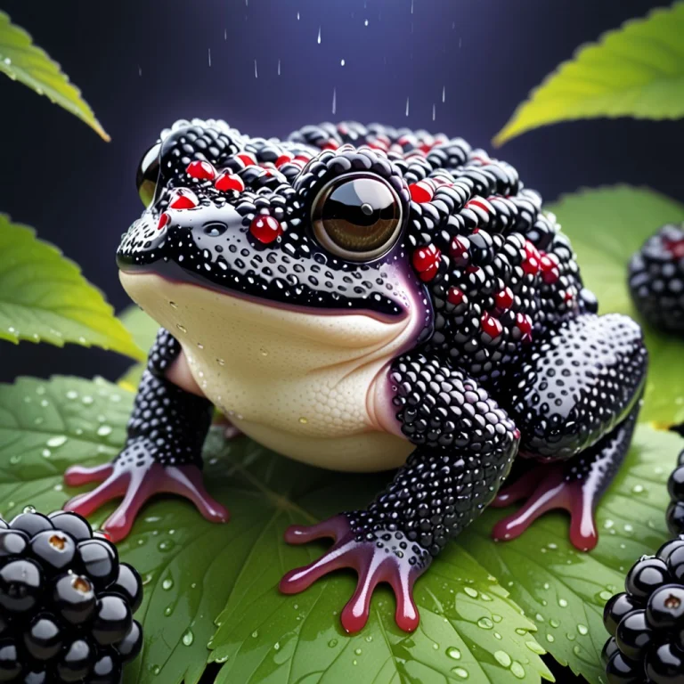 Blackberryworld, Macro 8k, Award-winning Photograph, Stylize...