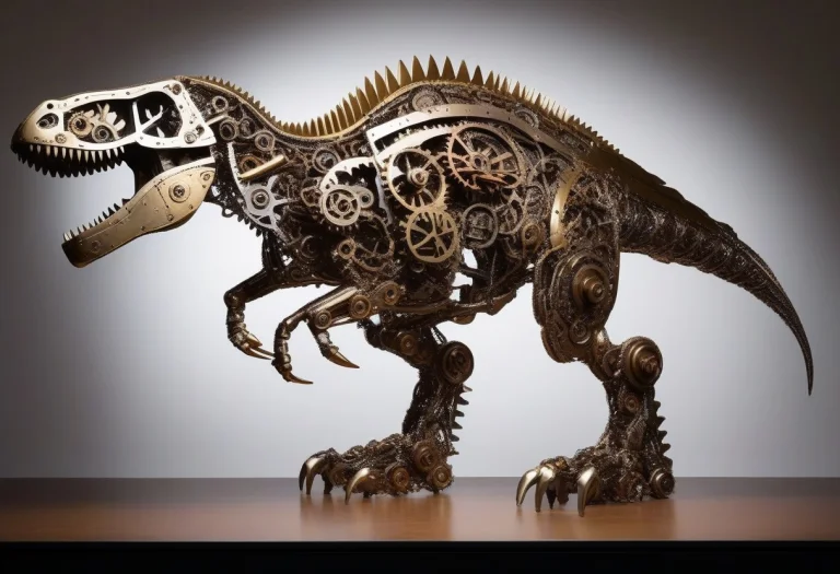 Gearstyle, A Giant Tyrannosaurus Rex Built Entirely From Int...