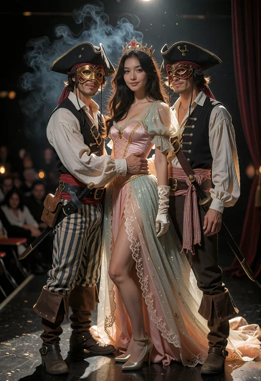 Graphic Ultra Realistic College Theater Stage Photography, C...