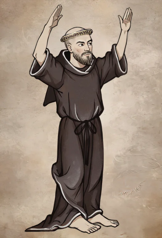 Score7, Score8, Score9, Robe, Barefoot, Brown Robe, Fine Art...