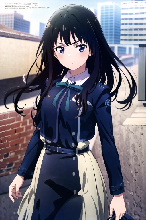 Masterpiece, Best Quality, 1girl, Loralycorisrecoiltakinatak...