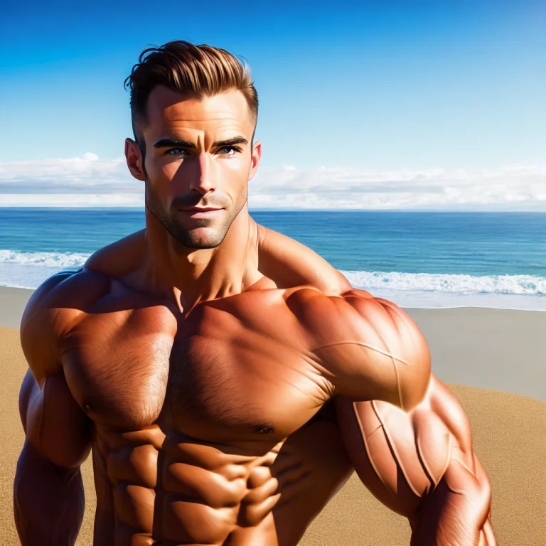 A Lemoo22 As A Muscular Man, Masterpiece, Intrinsic, 8k, Kod...