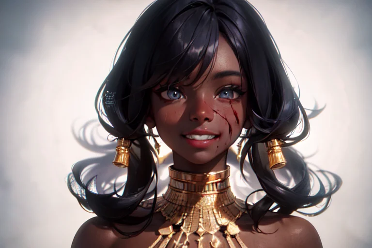 Masterpiece, Best Quality, 1boy, Sfw, Black Skin, Dark Skin,...