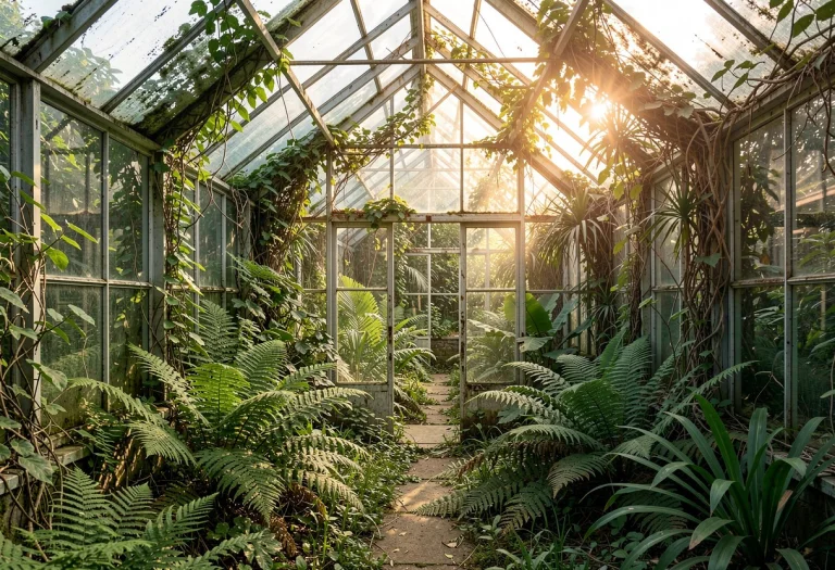 An Overgrown Greenhouse Slowly Returning To Nature, Spotligh...