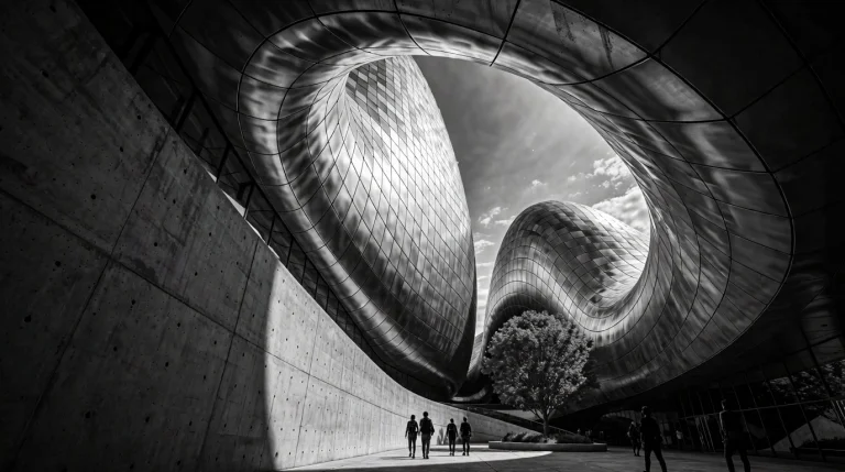 Black And White Architectural Photography, Colossal Futurist...