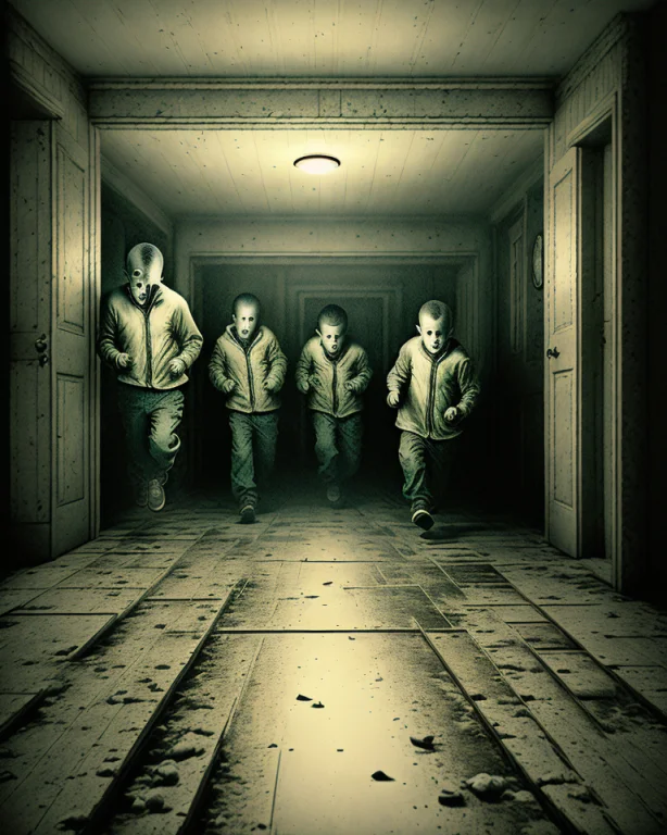 Panicked, They Raced Back Down To The Basement, Hoping To Fi...