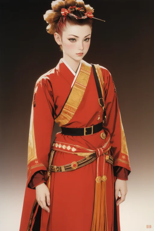 1girl, Lorahejiaying0.8, Warlike Skinny Traditional Female S...