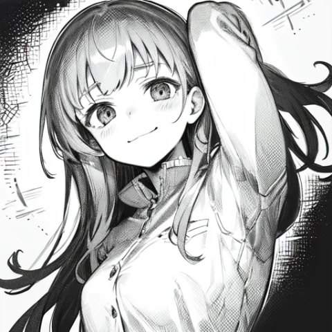 Nauskaavalofwi, Monochrome, Greyscale, Detailed 1girl, Looki... — Stable Diffusion AI Prompt: NauSKaaValOfWi, monochrome, greyscale, detailed 1girl, looking at viewer, sad sm...