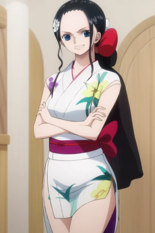 Masterpiece, Best Quality,1girl, Robinop, Black Hair, Blue E...