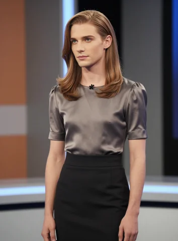 Tv Screencap Of An Elegant Skinny Man With Delicate Features... — Stable Diffusion AI Prompt: TV screencap of an elegant skinny man with delicate features and long, polished...