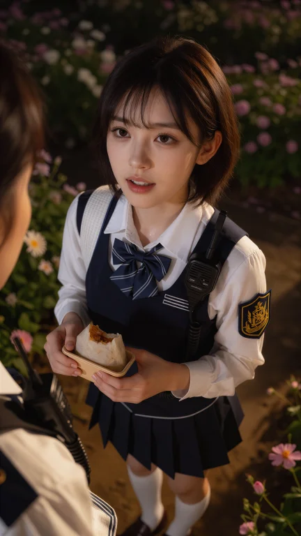 御舰真由美,一位年轻且充满活力的日本女性，年仅二十岁，展现出...