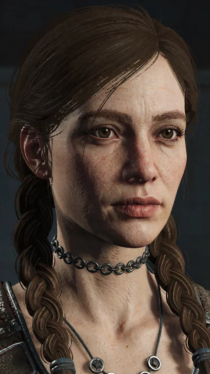 Videogame Screenshot , Close-up Portrait Image Of A Newly Pr...