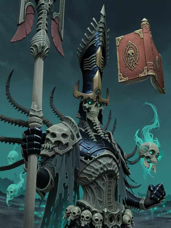 2d,masterpiece,best Quality,solo,wasteland,upper Body,nagash...