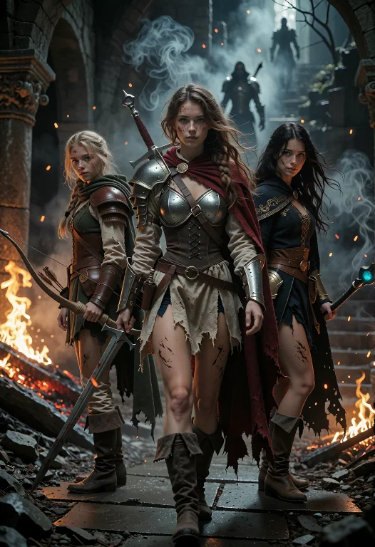 Graphic Ultra High-budget Dark Fantasy Horror Blockbuster, C...