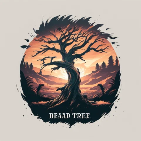 A Dead Tree In A Savana Landscape, Tshirt Design, Rzminjourn... — Stable Diffusion AI Prompt: a dead tree in a savana landscape, tshirt design, rzminjourney