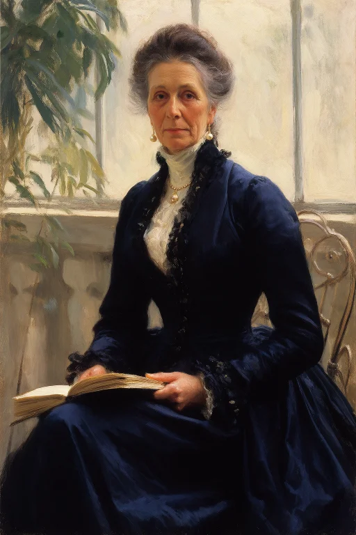 Sargent Portrait Painting, Three-quarter Of A 58-year-old En...