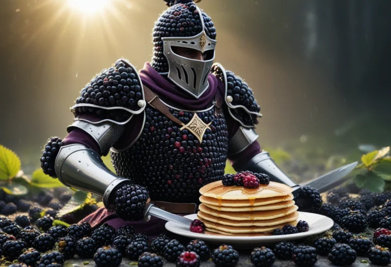 Blackberryworld, A Heroic Medieval Knight Made Entirely From...