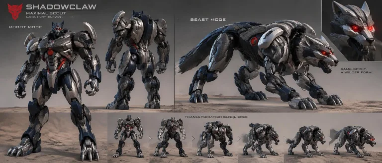 Like Something Out Of Beast Wars Humanoid Robots That Change...