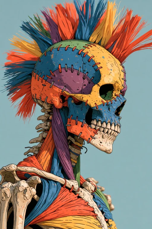 Midjourney A Colorful Digital Illustration In A Comic Book A...
