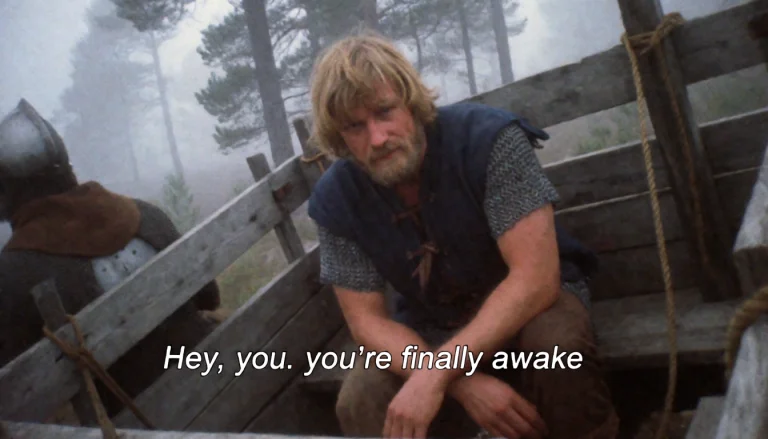 A Text Overlay Appears On The Screen, Reading Exactly Hey, Y...