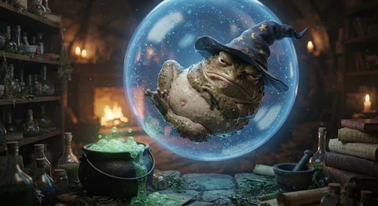 A Hyperrealistic, Humorous Fantasy Scene Of A Chubby, Incred...