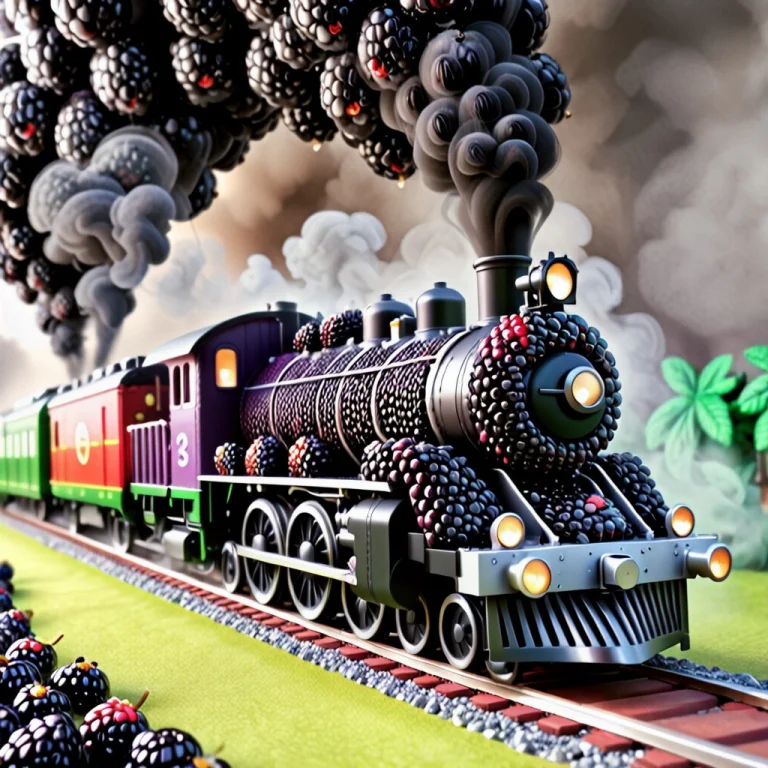 Blackberryworld Train, Tank-engine, Blackberryworld Smoke