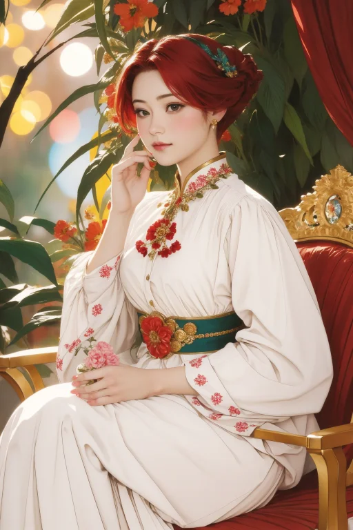 1girl, Lorahejiaying0.8, Insane Details, Elegant, Feigned Me...
