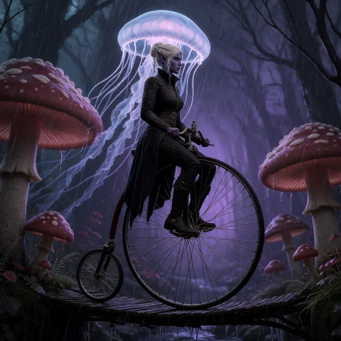 Mintharav01mh3, Adult Purple-skinned Drow Woman With Pale Br... — Stable Diffusion AI Prompt: MintharaV01MH3, adult purple-skinned drow woman with pale braided hair and point...