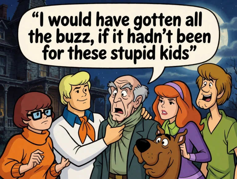 A Classic 1970s Saturday-morning Mystery Cartoon Scene Inspi...
