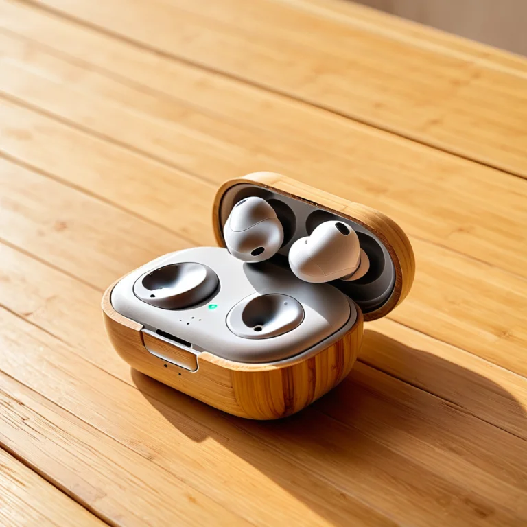 Loratech3bamboonaturalv10.80, Techbamboo, A Wireless Earbuds...