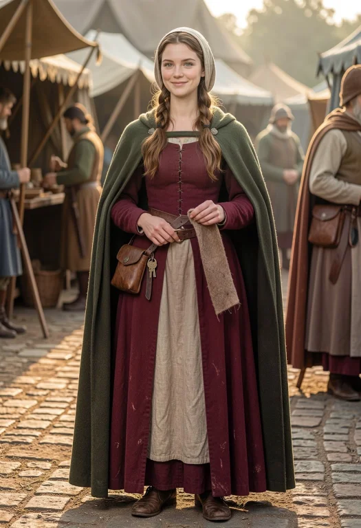 A Highly Detailed Cinematic Historical Portrait Of A Prosper...