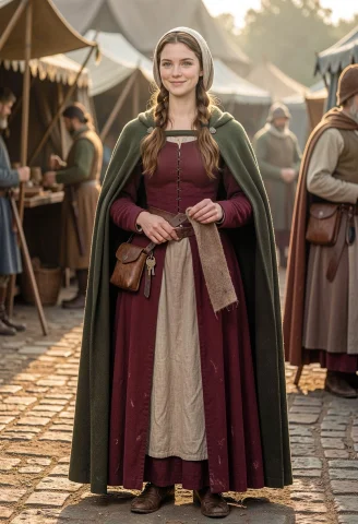 A Highly Detailed Cinematic Historical Portrait Of A Prosper... — FLUX AI Prompt: A highly detailed cinematic historical portrait of a prosperous young English no...