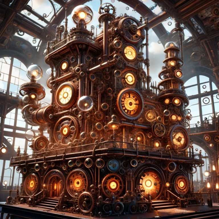 Masterpiece, 8k, Ultra-detailed, Cinematic Lighting, Steampu...