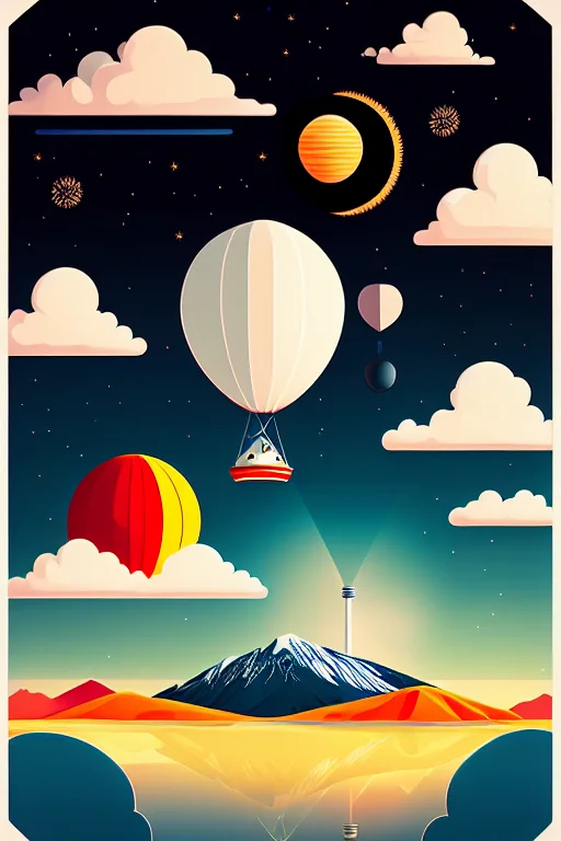 Loras1-kurzgesagtdreamlike-0000081, One Large White Balloon...