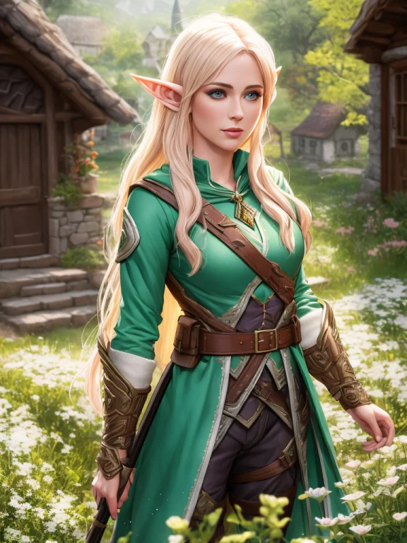 Modelshoot Style, Award Winning Digital Art Of An Elven Rang...
