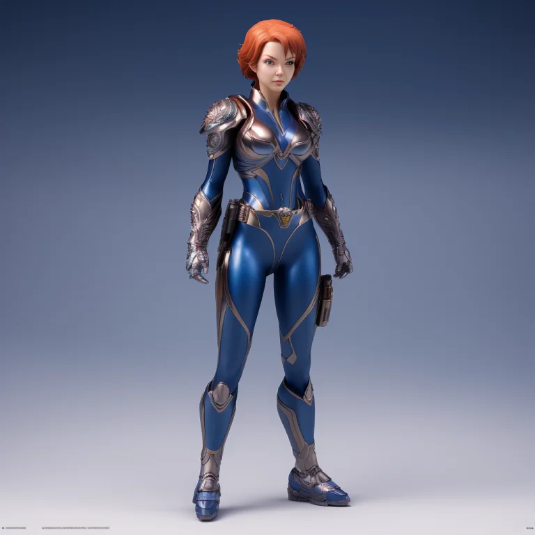 Christina Hendrix Character Model, Default Standing Pose, Or...