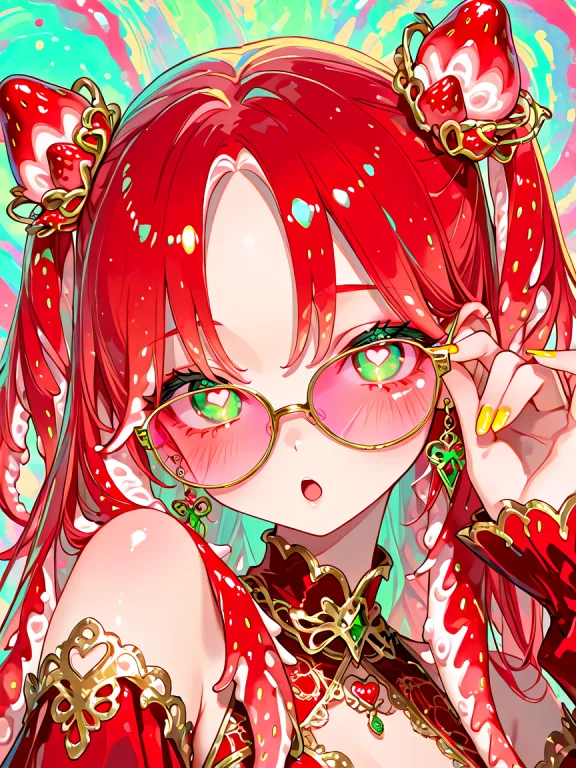 Masterpiece, Best Quality, 1girl, Vivid Green Eyes, Detailed...