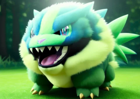 An Impressive Masterful And Complex Green Pokemon, Digital A... — Stable Diffusion AI Prompt: an impressive masterful and complex green pokemon, digital art, artistic, artist...