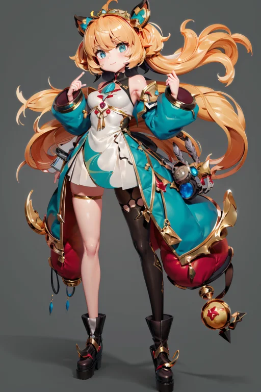 Lorastylized3dmodellorav200.8,scg, 1girl, Fantasy, Anime, Il...