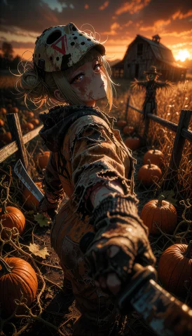 Over-the-shoulder Action Shot With Dynamic Foreshortening, A... — Stable Diffusion AI Prompt: Over-the-shoulder action shot with dynamic foreshortening, a curvy adult female...