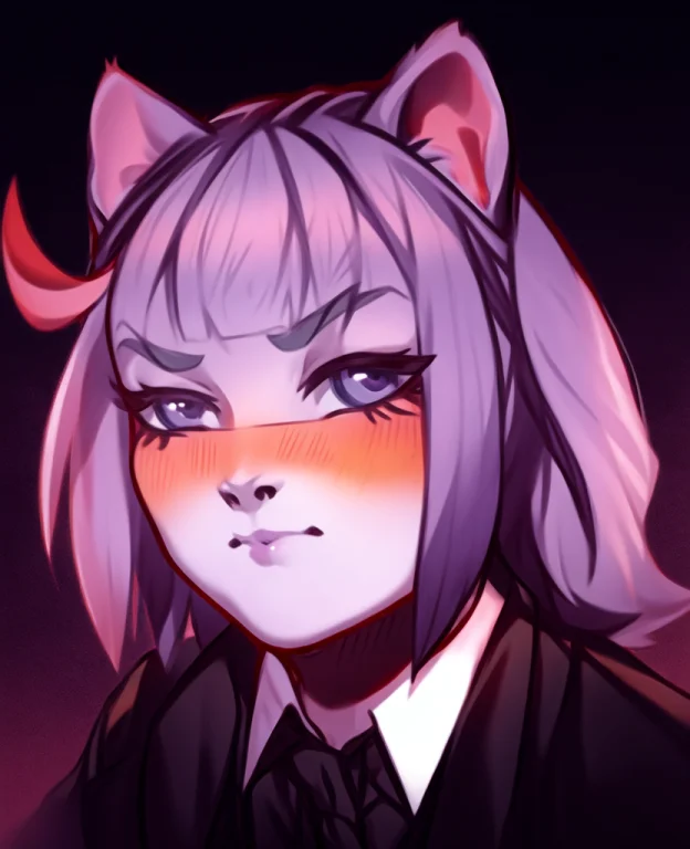 Realistic Photo Of A Masunya, Multicolored Body, Cat Ears, B...