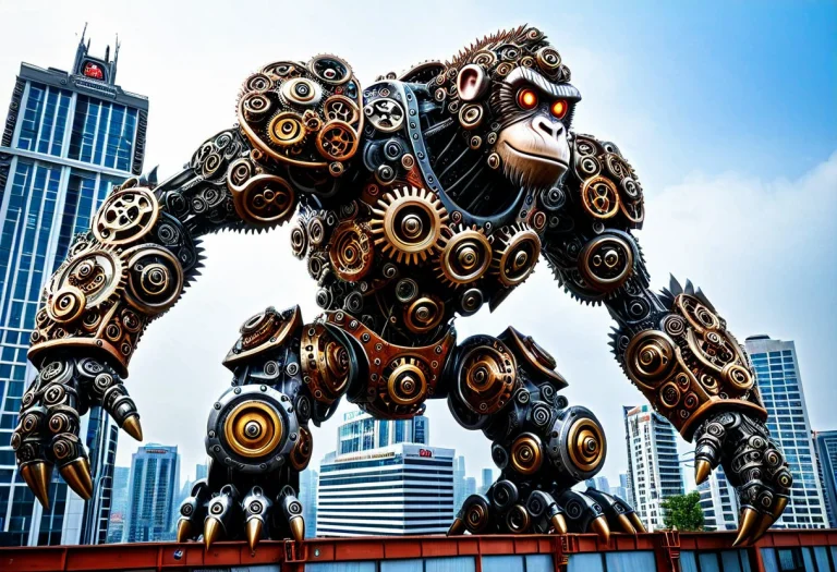 Masterpiece, Best Quality, Newest, High Detailed, A Giant Ro...