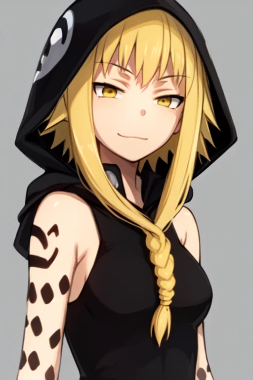 Close Up, Upper Body, Medusa Gorgon, Sleeveless Hoodie, Yell...