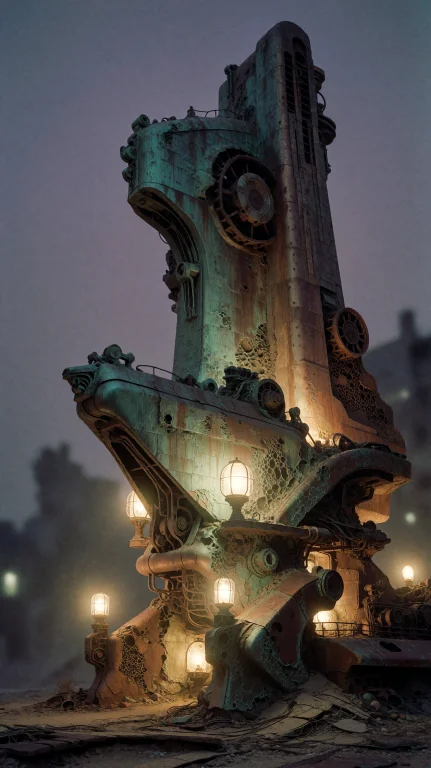 Uncanny Analog Photograph. A Triumph Of Ancient Technology,...