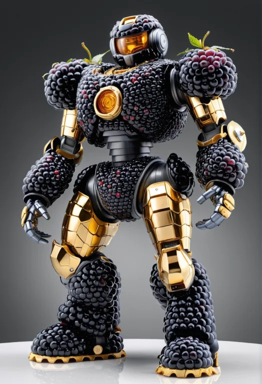 Blackberryworld, A Magnificent Towering Heroic Mecha Robot B...