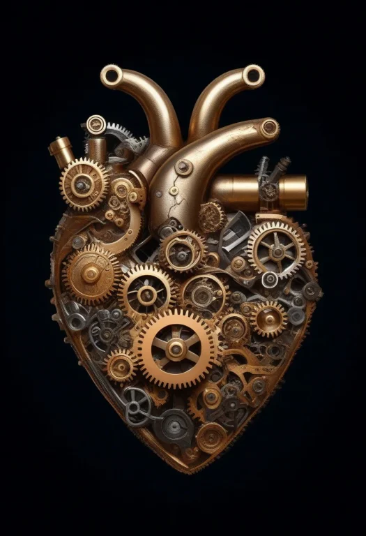 Gearstyle, An Anatomical Heart Assembled From Interlocking B...